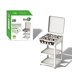 Raf fornello a Gas in acciaio inox nero a 4 fuochi per uso domestico fornello portatile RV per esterno preciso controllo della fiamma a <span class=keywords><strong>basso</strong></span> <span class=keywords><strong>consumo</strong></span> <span class=keywords><strong>energetico</strong></span> - Product Image 1