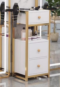 LE Hair Salon Furniture <b>Storage</b> <b>Cabinet</b> Multi-functional Shelving <b>Tool</b> <b>Cabinet</b> Salon Stations - Product Image 3