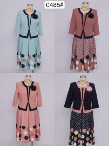 Trajes de Iglesia para Mujer de Talla Grande, Venta al por Mayor en China, Conjunto de Dos Piezas con Logotipo Personalizado - Product Image 6