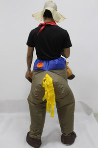 Costume de carnaval de Noël pour adultes <span class=keywords><strong>cheval</strong></span> gonflable Animatronic chevaux Costumes de mascotte marchant avec le <span class=keywords><strong>cavalier</strong></span> pour les événements de fête - Product Image 3