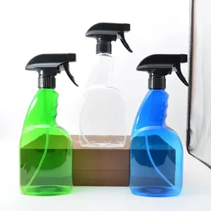 Wholesale Home Cleaning Solutions Plastic PET Eco Friendly Spray Water Bottle 250ml 500ml 750ml Custom Spray Bottles with Logo