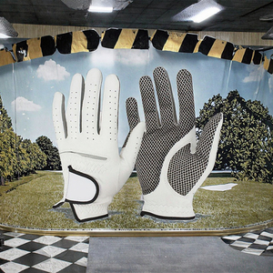 Guantes de Golf Ultrafinos y Transpirables de Nuevo Estilo, Agarre Cómodo, Tela Deportiva de Microfibra, Cuero Genuino, Izquierdo y Derecho - Product Image 2