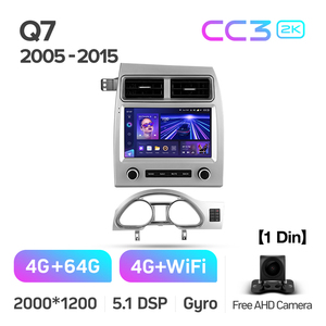 Lecteur DVD de voiture TEYES CC3 2K pour <span class=keywords><strong>Audi</strong></span> <span class=keywords><strong>Q7</strong></span> 2005 - 2015 Lecteur DVD de voiture Radio écran tactile - Product Image 5