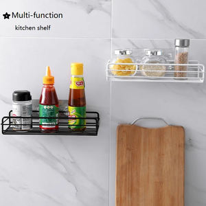 Wholesale Wall Mount <b>Bathroom</b> Corner Rack Organizer <b>Kitchen</b> Storage Tools Spice Jar Shelf - Product Image 2