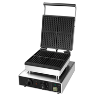Gaufrier électrique commercial (4 grilles) Campbon, haute qualité, durable, efficace et très demandé. ZH-133