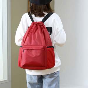 High Quality Custom Logo Oxford Gym Pouch BSCI Polyester Drawstring <b>Backpack</b> Factory Direct Hot Sale Colourful Shopping Bags - Product Image 5