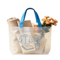 Sac de courses en plastique grande capacité, imperméable, sac de supermarché avec prix d'usine