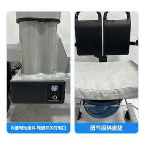 Dispositif de repositionnement des toilettes en alliage d'aluminium, capacité de charge de 100 kg, hauteur réglable pour personnes âgées, handicapées, utilisation à domicile dans la salle de bain - Product Image 2