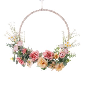 พวงดอกไม้ประดิษฐ์ CallaFloral กุหลาบ คาเมลเลีย พลาสติก ทำมือ ตกแต่งผนัง งานแต่งงาน ตกแต่งบ้าน สไตล์โมเดิร์น - Product Image 5