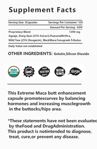 マルチビタミンカプセル60 90 120非Gmoアシュワガンダ黒マカ根カプセルベジタリアンマカカプセル - Product Image 4