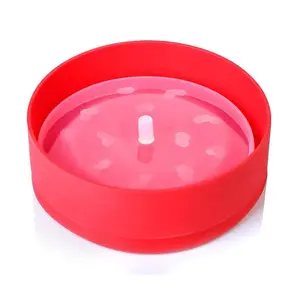 Popcorn balde de silicone com tampa, microondas dobrável, vermelha, alta qualidade, utensílios para cozinha, kit com tampa, 2020