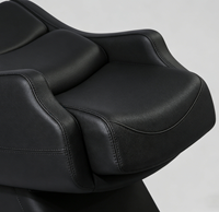 Fauteuil de salon moderne en cuir PU pour lavabo en céramique, réglable, avec cadre antirouille |   Salon de coiffure, salon de barbier, commerce