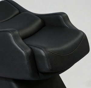 Fauteuil de salon moderne en cuir PU pour <span class=keywords><strong>lavabo</strong></span> en céramique, réglable, avec cadre antirouille |   Salon de coiffure, salon de barbier, commerce - Product Image 3