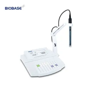 เครื่องวิเคราะห์คุณภาพน้ําแบบหลายพารามิเตอร์แบบตั้งโต๊ะ Biobase เครื่องวัดอุณหภูมิ PH แบบดิจิตอล