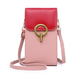 Boshiho Hot Sell PU Phone <b>Wallet</b> Holder <b>Ladies</b> Crossbody Shoulder Bag Cell Phone Pouch - Product Image 4