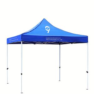 Tente publicitaire pliante rétractable en fer, imperméable, <span class=keywords><strong>avec</strong></span> auvent, grand parasol à quatre pieds, abri de voiture - Product Image 1