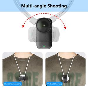 2026 Hot Picks PULUZ Supporto Magnetico Aggiornato a Sgancio Rapido con Cinghia da Collo per DJI Osmo Nano / per Insta360 Go 3 / GO 3S - Product Image 3