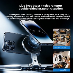 Kit vidéo mobile multifonctionnel avec support universel à dégagement rapide pour téléphone et poignée rotative, cage de lapin à attraction magnétique - Product Image 3