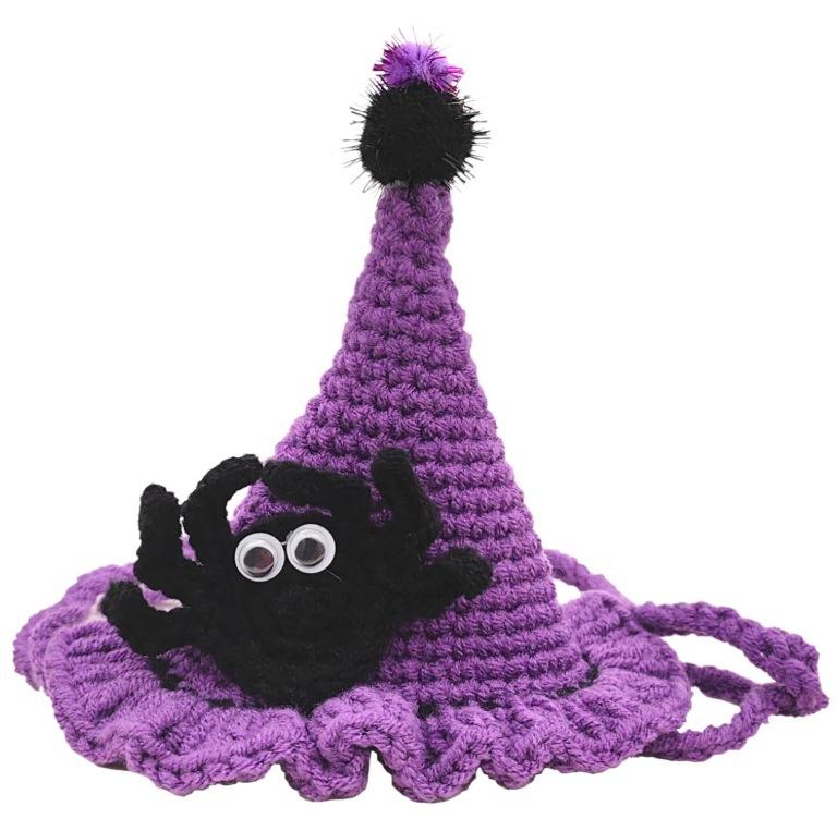 [halloween] purple hat spider