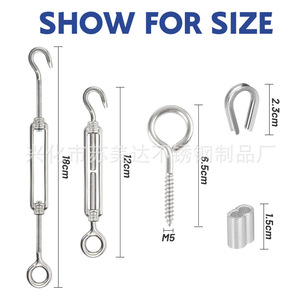 Clips de fixation pour câbles en acier inoxydable 10 mm, très polis, pour usage industriel général - Product Image 2