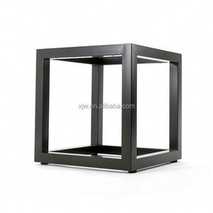 Wekis Reduce Space Qute Square <b>Metal</b> Iron Desk/Table Legs-Durable Steady for Outdoor & Kitchen Use - Product Image 2