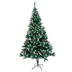 6 피트 블랙 크리스마스 트리 프리미엄 인공 스프루스 힌지 핑크 크리스마스 트리 금속 스탠으로 조립하기 쉬운