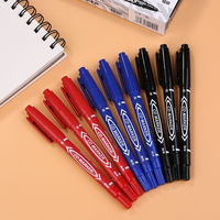 Stylo marqueur à pointe fine 0,5 mm/1,0 mm à base d'huile, coloré, à séchage rapide, pour journalisation, dessin et traçage pour étudiants