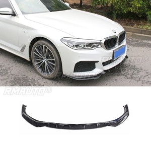 Difusor de Parachoques Delantero para Auto, Spoiler Negro Brillante, Pieza de Modificación para BMW Serie 5 G30 G38 FD 18-21, Protector, Accesorios para Auto - Product Image 2