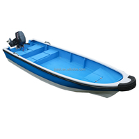 4.8M hors-bord 4 places avec réservoir d'eau vive bateau de pêche mer pliable auvent gilet de sauvetage eau vélo sécurité roue Transport