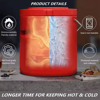 Vente en gros : Marmite de cuisson isotherme en acier inoxydable avec couvercle, pour cuisine et camping, servant également de récipient de stockage