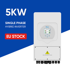 Cargador solar híbrido Deye 12KW 8KW 5KW Solución de sistema de energía solar trifásico del inversor de energía solar de la Casa de la fase de la SUN-5K-SG03LP1-EU - Product Image 1