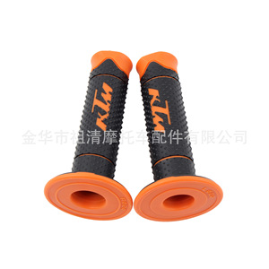 Puños para manillar de motocicleta KTM, color negro y naranja, antideslizantes, para motocicletas KTM, marca ZUQING HB249 - Product Image 2