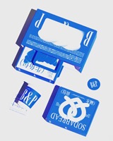 Boîte de papier postal biodégradable écologique personnalisée boîtes d'emballage d'avion pliantes d'expédition pour vêtements