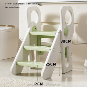 <span class=keywords><strong>Taburete</strong></span> Plegable para Niños 2 en 1, <span class=keywords><strong>Taburete</strong></span> de Entrenamiento para Ir al Baño con Asa, <span class=keywords><strong>Taburete</strong></span> Auxiliar para Lavabo de Baño para Niños Pequeños - Product Image 1