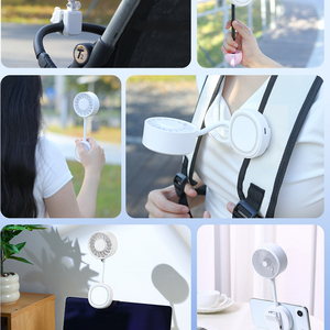 Mini Ventilador Portátil de Mano, 2000mAh, 3 Velocidades, para Múltiples Aplicaciones, Magnético - Product Image 5