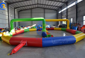 Детская гоночная надувная игровая дорожка для картинга, бампер, гоночная арочная трасса, надувная гоночная трасса - Product Image 5