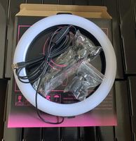 Meilleure vente : Anneau lumineux LED portable de 10 pouces (26 cm) avec trépied pour maquillage, streaming en direct et selfies