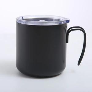 Fornitura diretta in fabbrica in acciaio inox tazza di caffè manico tinta unita per ufficio moda tendenza Thermo Cup per viaggi all'ingrosso - Product Image 3