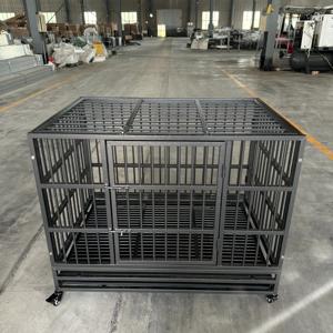 <span class=keywords><strong>Cages</strong></span> pour chiens intelligentes de grande taille et robustes, tubes carrés, enclos d'exercice, design moderne solide, plateau en plastique, 37 pouces/43 pouces/48 pouces/54 pouces - Product Image 6