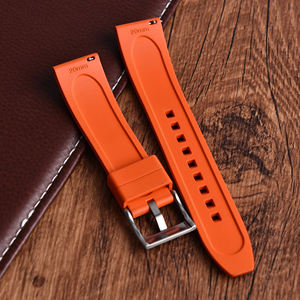 Bracelets de montre à dégagement rapide en caoutchouc Juelong 18mm 20mm 22mm 24mm Ridge FKM - Product Image 3