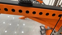 Appareil de musculation multifonctionnel commercial avec cadre en acier, pile de poids de 70-120 kg, poids total de 385 kg, machine à câbles pour entraînement complet du corps pour salle de sport