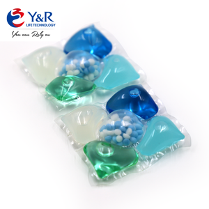 Capsules de lessive pré-dosées 5 en 1 avec adoucissant, détergent, protecteur de couleur et détachant - Product Image 5