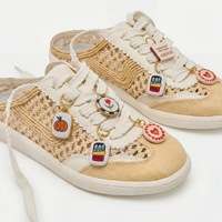 Breloques pour chaussures YIMEIL&Cute en acier inoxydable et PVC : Accessoires DIY sur le thème des fruits et des aliments pour baskets, sacs et bijoux