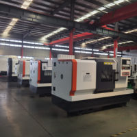 Tour à lit plat CNC GSK CK6140 robuste, à broche unique, haute précision, machine horizontale automatique en promotion