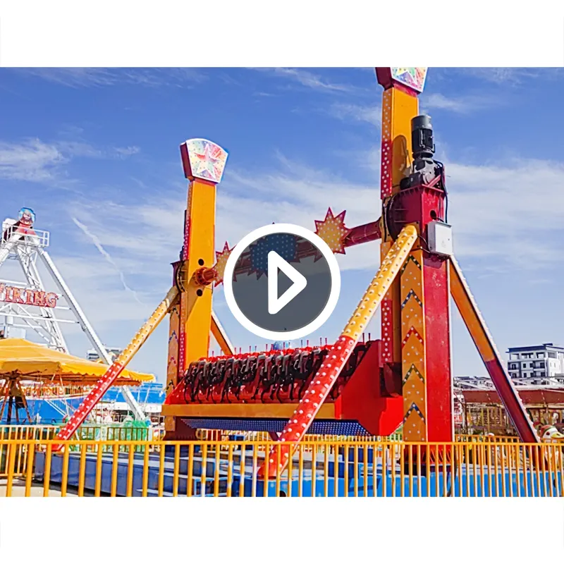 Construye tu propio gran parque de atracciones 360 Spinning Carnival Game Thrill Attraction Rides Swing Space Travel Adult Top Spin Rides