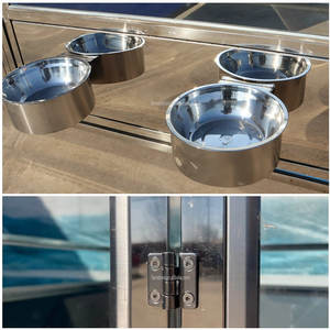 Chenil de <span class=keywords><strong>garderie</strong></span> <span class=keywords><strong>pour</strong></span> chiots, chenil design en verre d'acier inoxydable, chenil <span class=keywords><strong>pour</strong></span> chiens extra large - Product Image 6