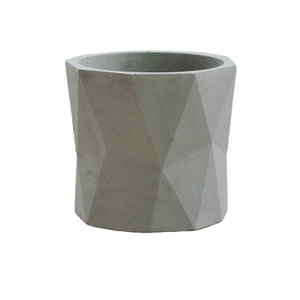 Nuovo design succulento <span class=keywords><strong>vaso</strong></span> <span class=keywords><strong>di</strong></span> <span class=keywords><strong>fiori</strong></span> in cemento con un design geometrico semplice per piante verdi - Product Image 2
