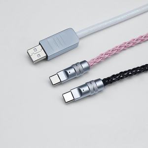 <span class=keywords><strong>Cable</strong></span> dual 8K de alta velocidad con doble conector TIPO-C para teclado <span class=keywords><strong>y</strong></span> ratón, con <span class=keywords><strong>cable</strong></span> de datos para teclado de eje magnético para juegos RGB en cibercafés. - Product Image 6