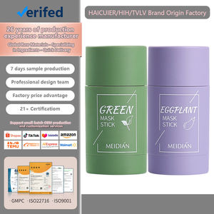 OEM/ODM/OBM <span class=keywords><strong>MEIDIAN</strong></span> pour le contrôle du sébum du visage et le resserrement des pores, masque solide en argile verte pour un nettoyage en profondeur et une hydratation - Product Image 1