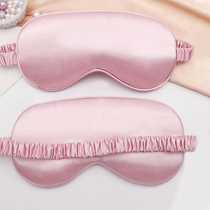 Máscara de Ojos de Seda Personalizada al por Mayor con Logotipo de Marca Privada, Máscara de Ojos de Seda Natural Ajustable para Viajes y Dormir - Product Image 3